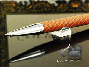 Stylo bille Graf von Faber-Castell Guilloche, Résine précieuse, Cognac, 146535