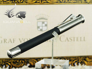 Graf von Faber-Castell Guilloche Ciselé Fountain Pen, Anthracite, 146700