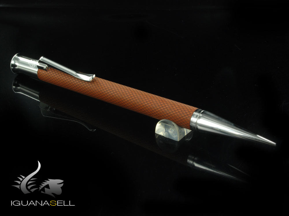 Graf von Faber-Castell Guilloche Mechanical pencil, Precious resine, Cognac