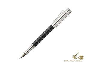 Graf von Faber-Castell Classic Anello Fountain Pen, Black, 145770