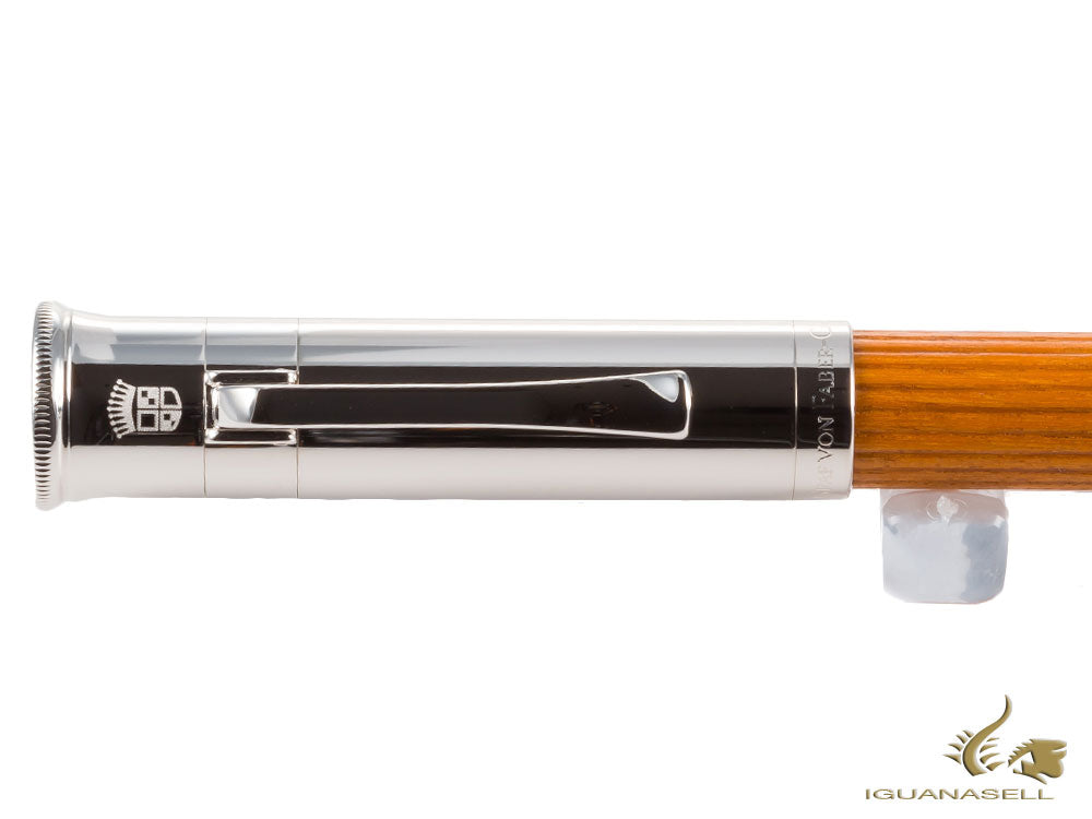 Graf von Faber-Castell Classic Fountain Pen, Pernambuco wood, Platinum