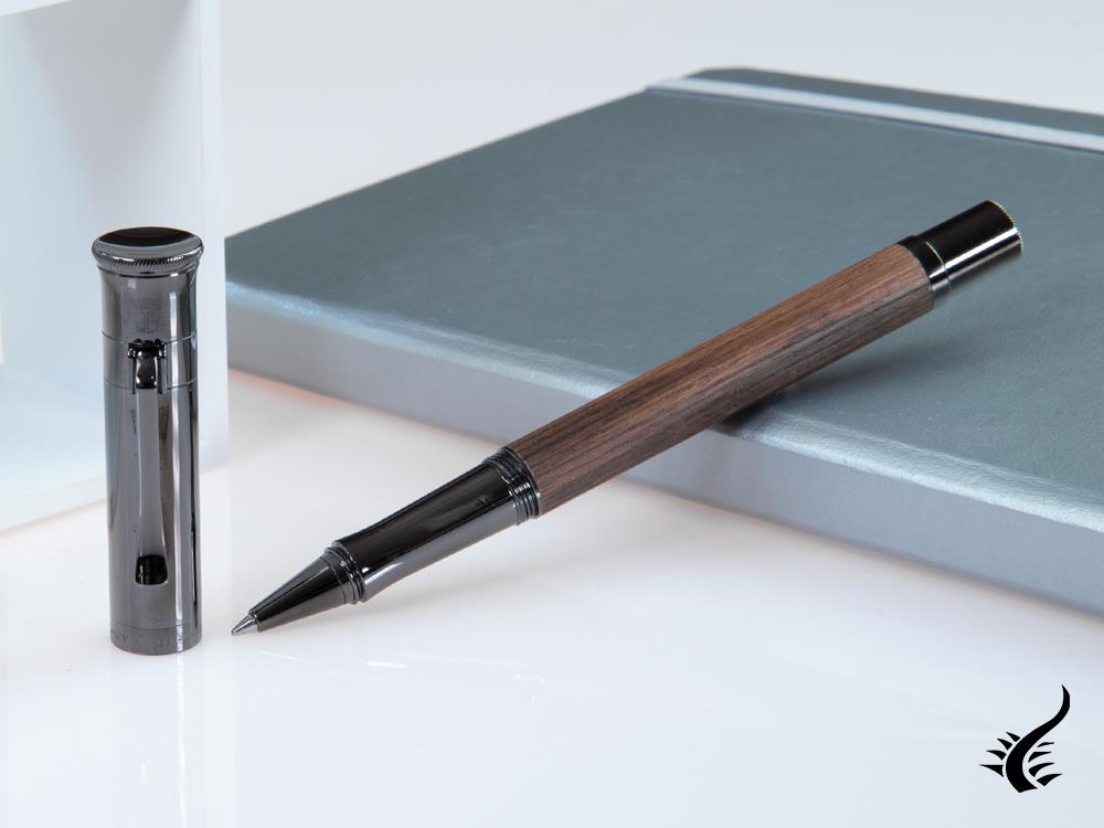 Graf von Faber-Castell Classic Macassar "Black Edition" Rollerball pen, 145516