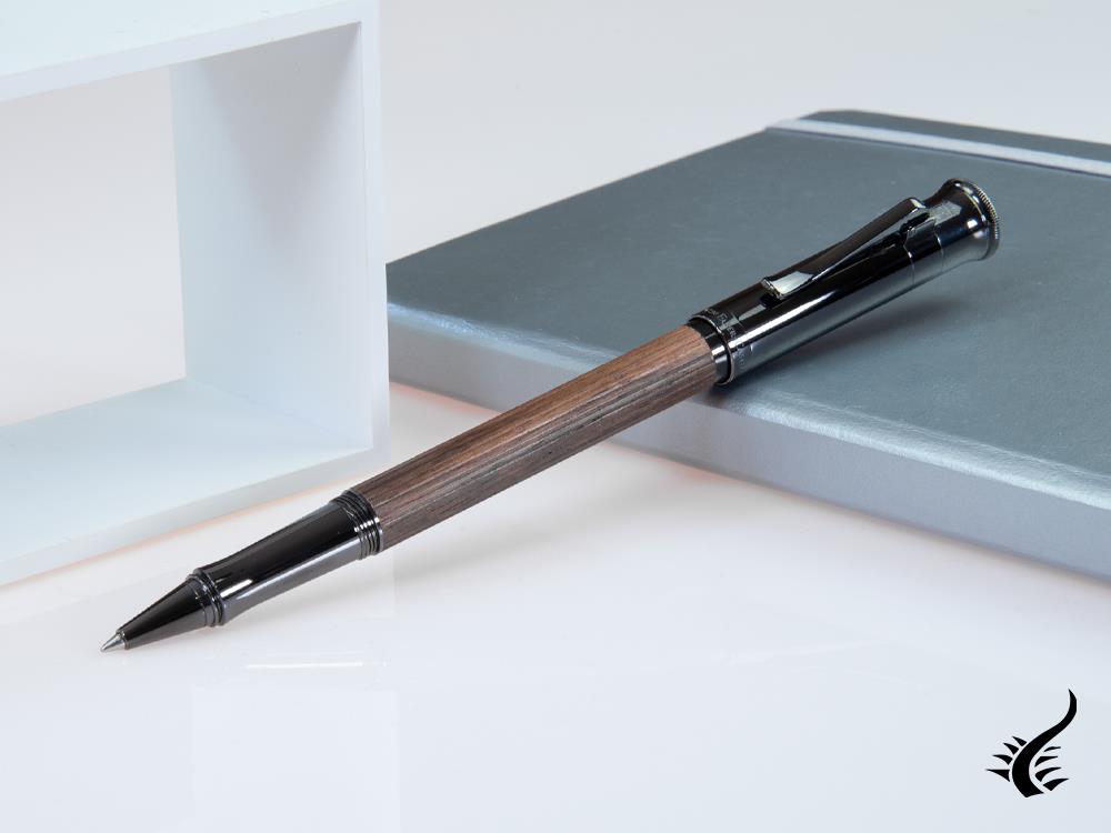 Graf von Faber-Castell Classic Macassar "Black Edition" Rollerball pen, 145516