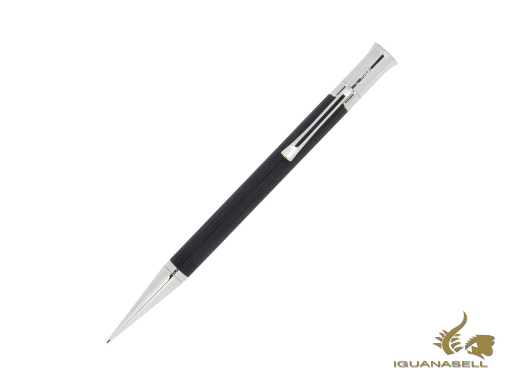 Crayon mécanique Graf von Faber-Castell Classic, Grenadille, Platine, 0,7 mm