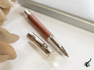 Graf von Faber-Castell Classic Rollerball pen, Pernambuco wood, Platinum,145510