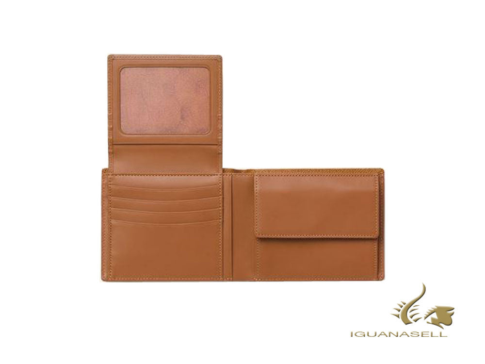 Graf von Faber-Castell Epsom Wallet, Brown, Calfskin Leather, 8 Cards, 118935