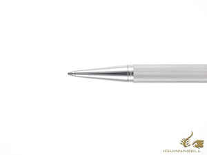 Graf von Faber-Castell Guilloche Ballpoint pen, Metal, Rhodium trim, 146534