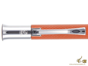 Graf von Faber-Castell Stylo bille guilloché, Résine précieuse, Orange, 145216