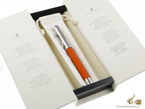 Stylo plume Graf von Faber-Castell Guilloche, résine précieuse, orange