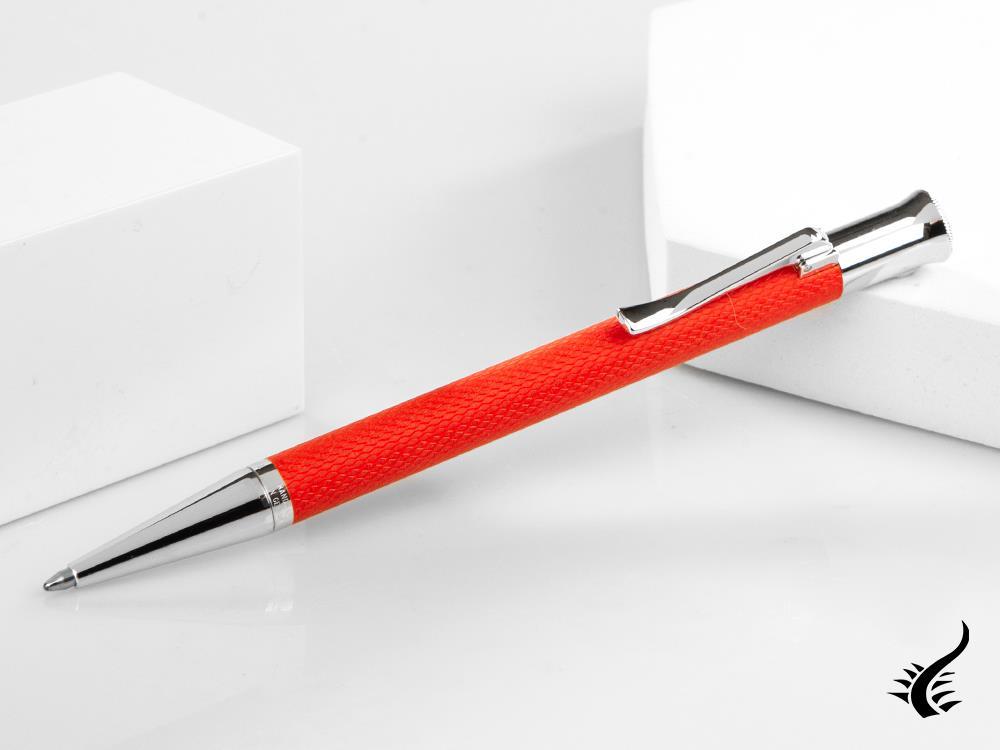 Stylo à bille Graf von Faber-Castell Guilloche India Red, résine précieuse