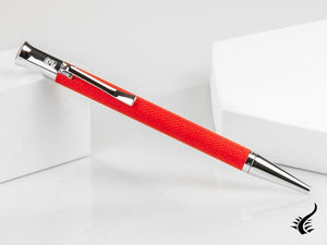 Stylo à bille Graf von Faber-Castell Guilloche India Red, résine précieuse