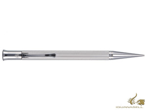 Graf von Faber-Castell Guilloche Mechanical pencil, Rhodium trim, 0.7 mm. 136534