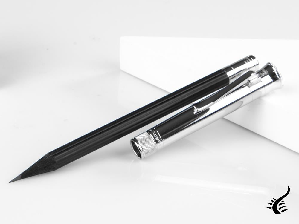 Graf von Faber-Castell Perfect Pencil, Cedar Wood, Platinum trim, Black 118568