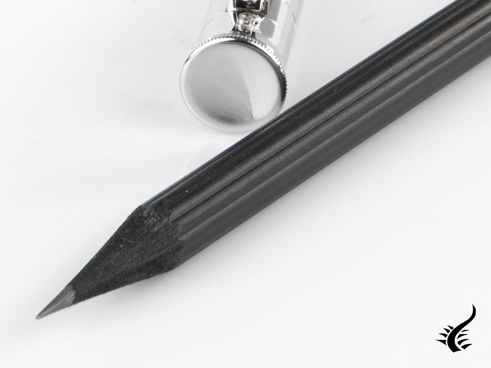 Graf von Faber-Castell Perfect Pencil, Cedar Wood, Platinum trim, Black 118568