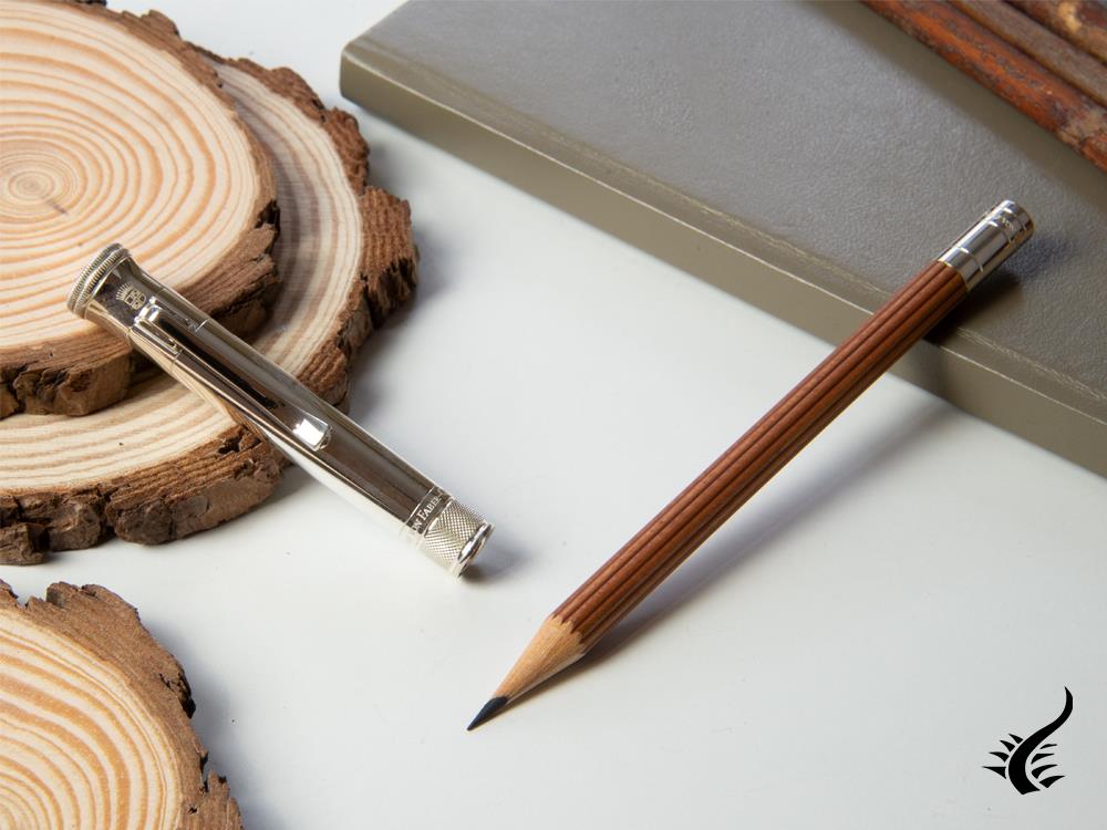 Graf von Faber-Castell Perfect Pencil, Cedar wood, 925 Silver Trim, 118566