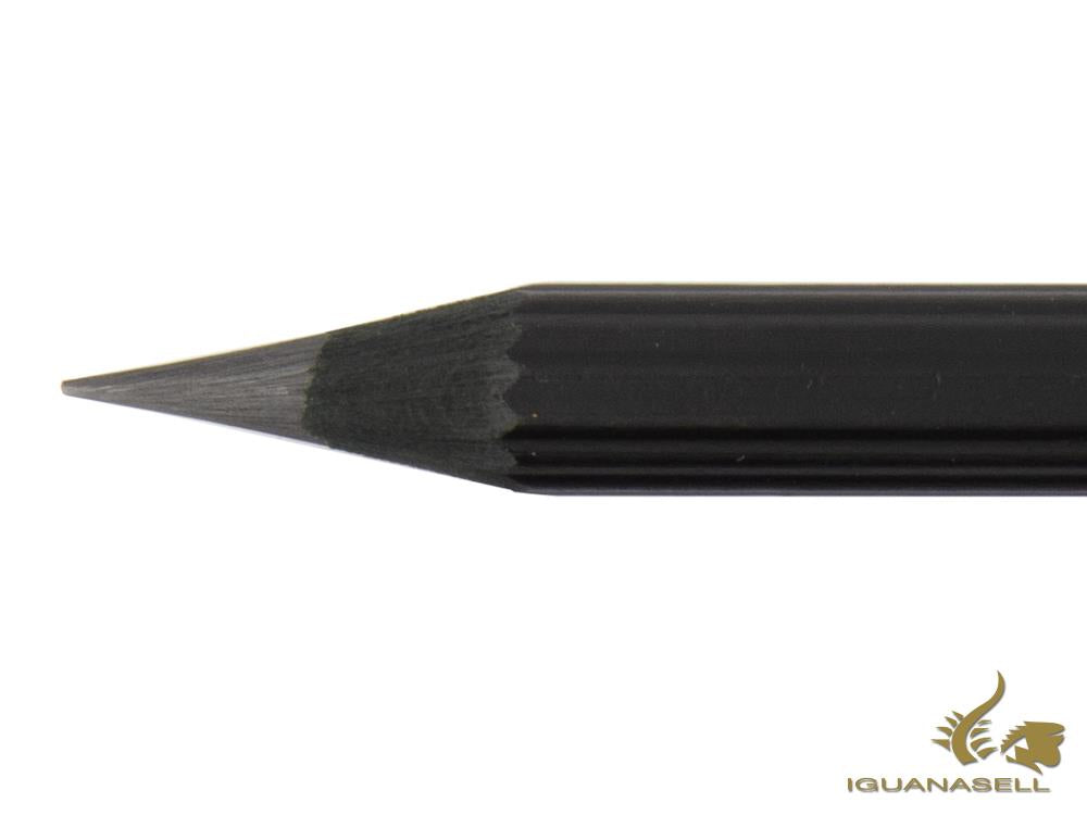 Graf von Faber-Castell Perfect Pencil Magnum "Black Edition", Wood, PVD Titanium