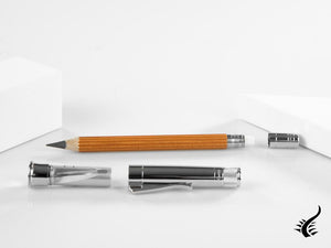 Crayon Graf von Faber-Castell Perfect Pencil Magnum, bois de cèdre, finition platine, 118555