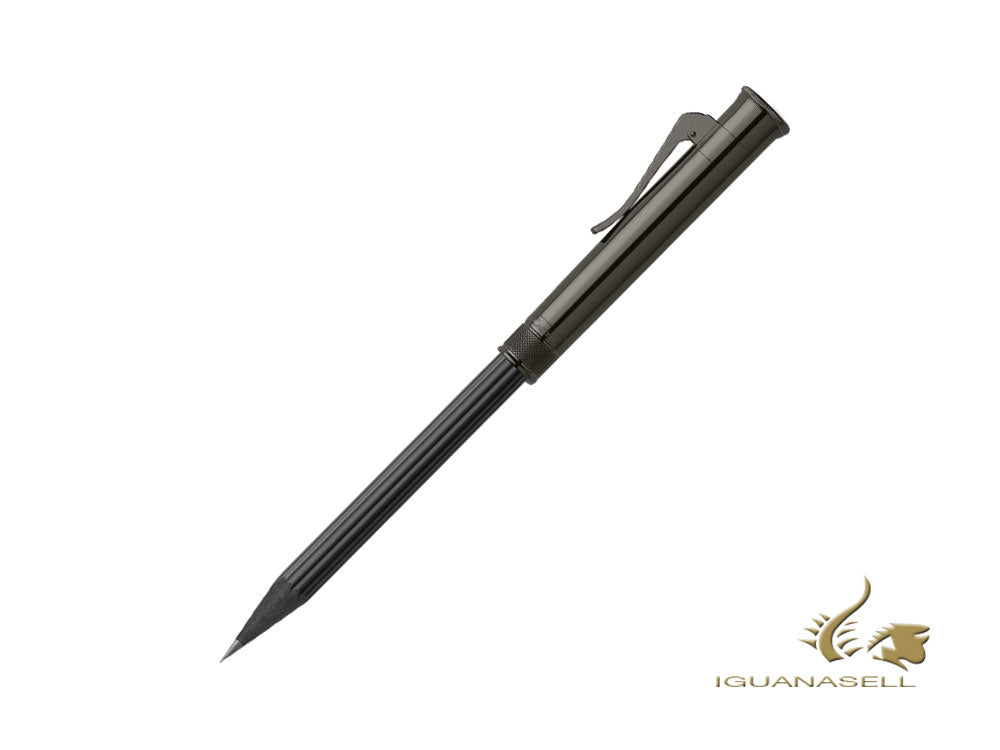 Graf von Faber-Castell Perfect Pencil "Black Edition" Wood, PVD Titanium,118531