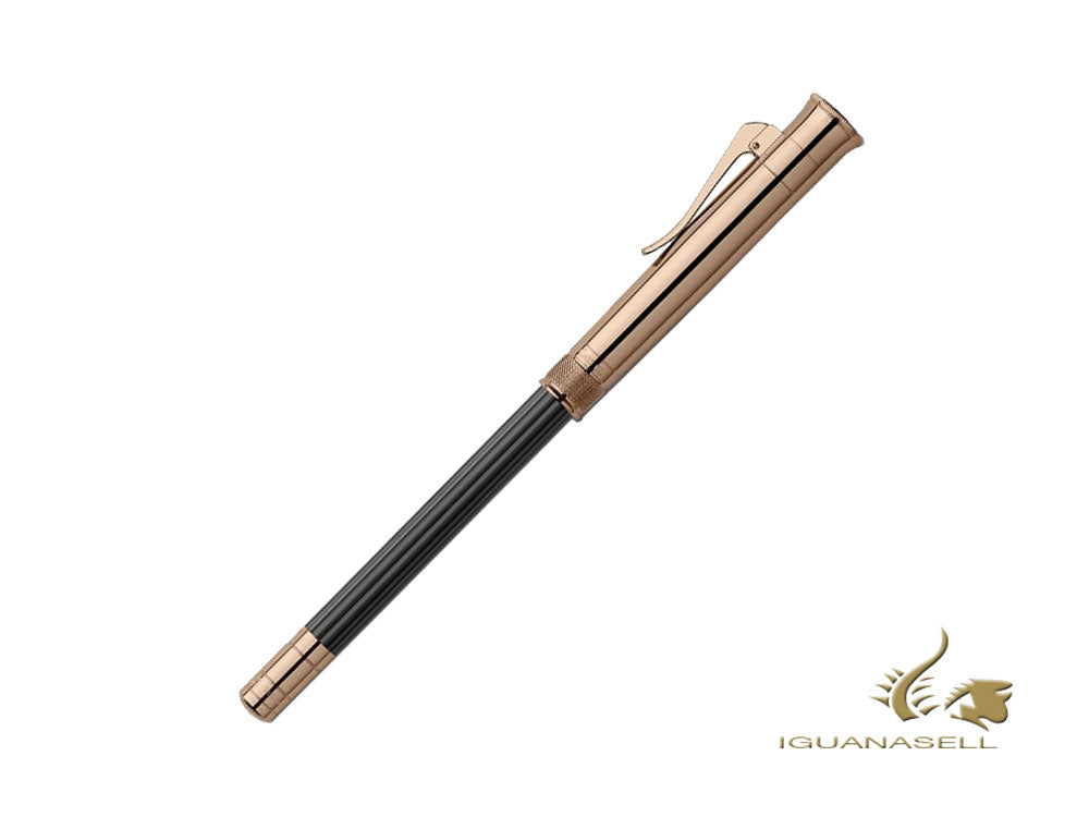 Graf von Faber-Castell Perfect Pencil Wood, Ribbed, Rose Gold 18K, 118532