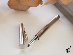 Stylo à bille Graf von Faber-Castell Pocket Pen, platine, 148010