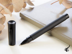 Stylo roller Graf von Faber-Castell Tamitio Black Edition, Métal, 141594