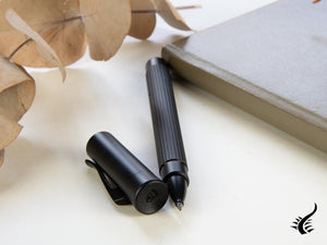 Stylo roller Graf von Faber-Castell Tamitio Black Edition, Métal, 141594