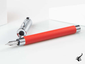 Graf von Faber-Castell Tamitio India Red Fountain Pen, Lacquer, 141770