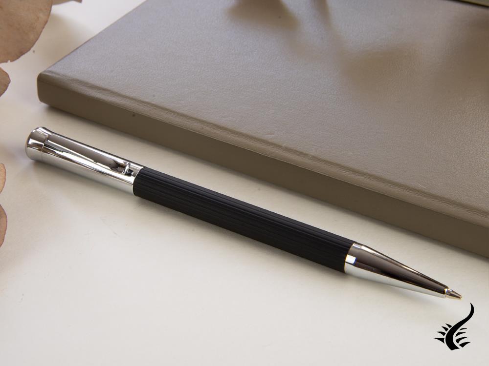 Graf von Faber-Castell Tamitio Mechanical pencil, Metal, Ribbed, Black, 131580