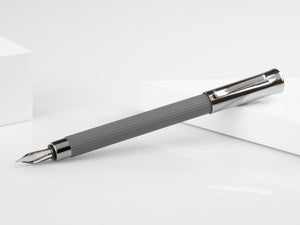 Graf von Faber-Castell Tamitio Stone Grey Fountain Pen, Lacquer, 141780