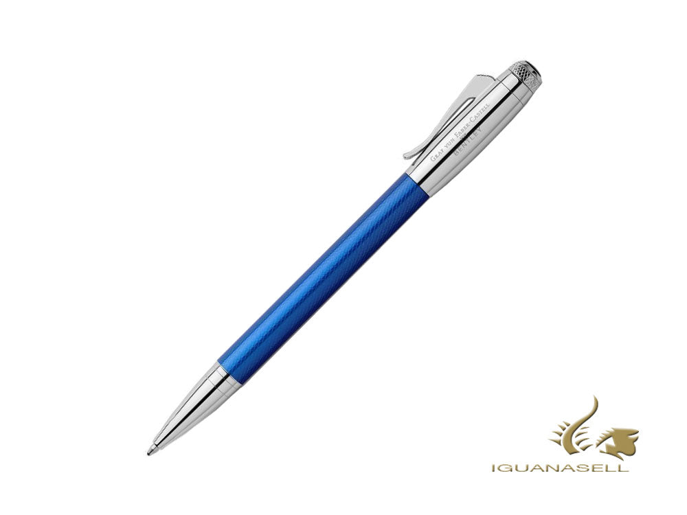 Stylo à bille Graf von Faber-Castell pour Bentley, bleu pailleté, 141749