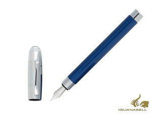 Stylo plume Graf von Faber-Castell pour Bentley, bleu pailleté, 141740