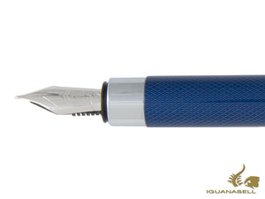 Stylo plume Graf von Faber-Castell pour Bentley, bleu pailleté, 141740