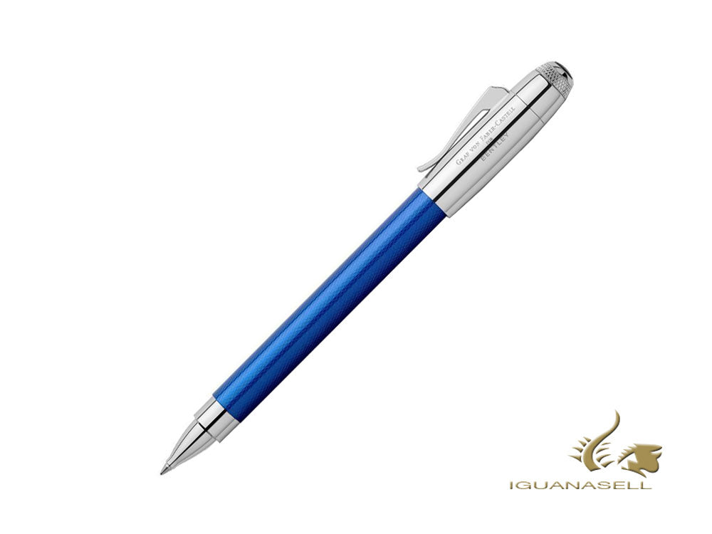 Stylo roller Graf von Faber-Castell pour Bentley, bleu pailleté, 141748