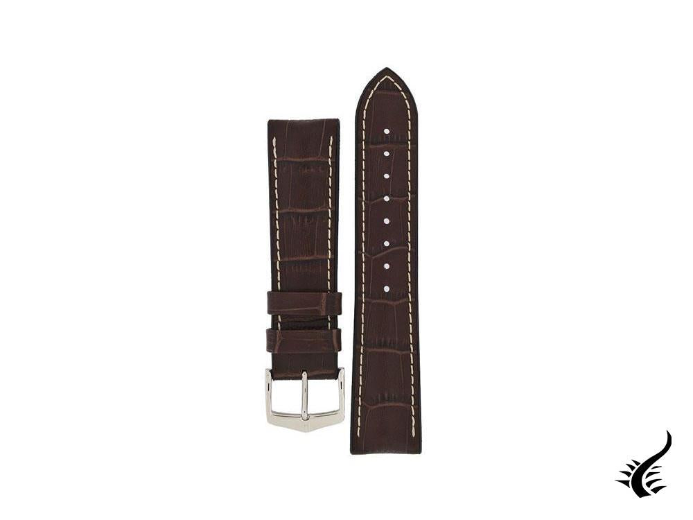 Bracelet Hirsch George Performance Collection, marron, 24 mm, 0925128010-2-24