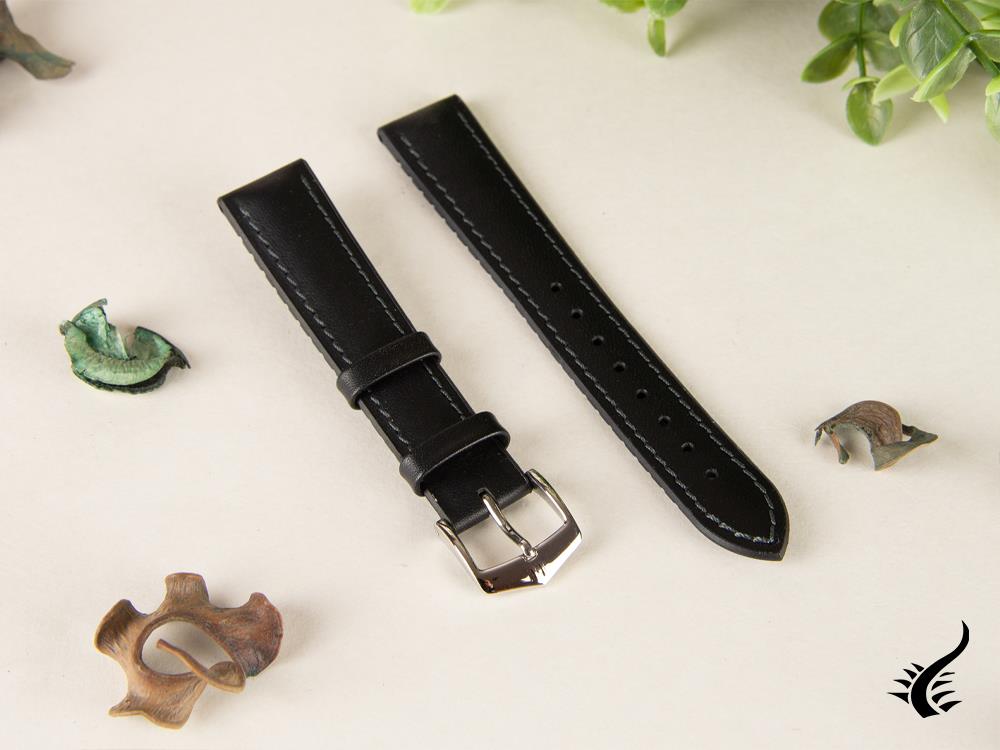 Hirsch James Performance Collection Strap, Black, 18 mm, 0925002050-2-18