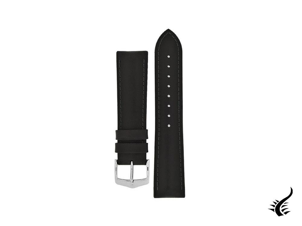 Hirsch James Performance Collection Strap, Black, 18 mm, 0925002050-2-18