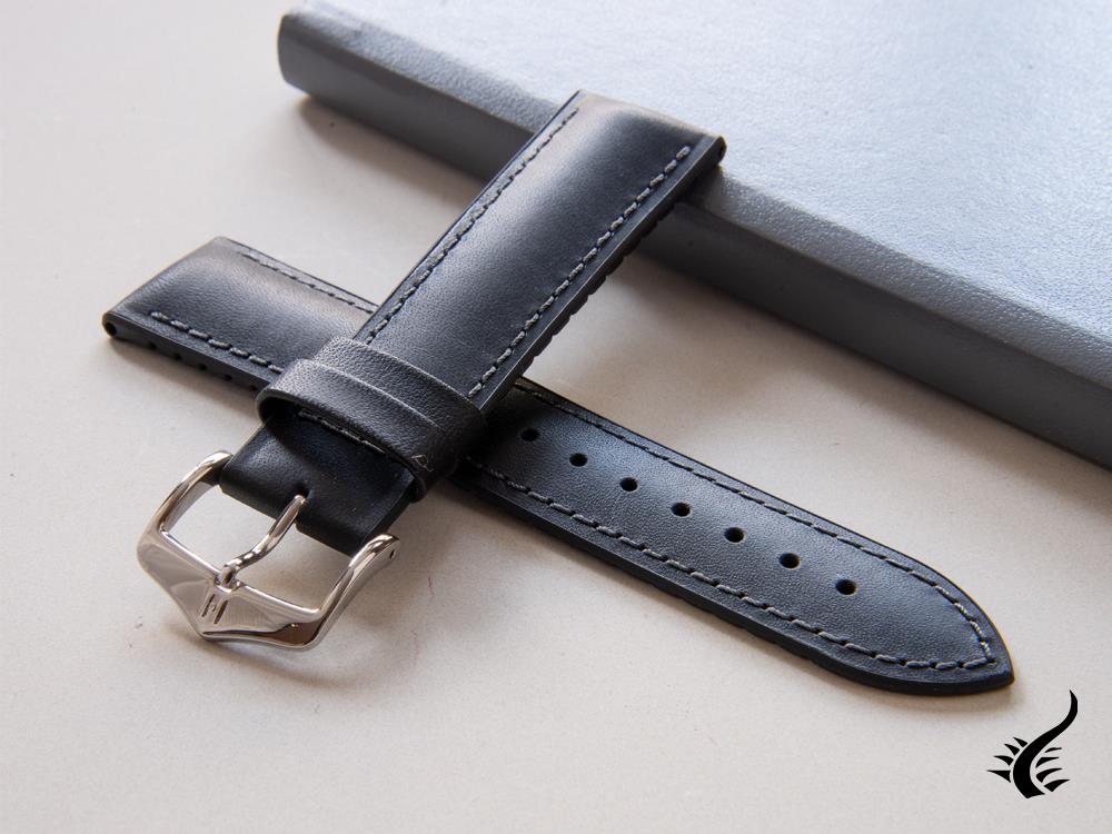 Bracelet Hirsch James Performance Collection, noir, 22 mm, 0925002050-2-22