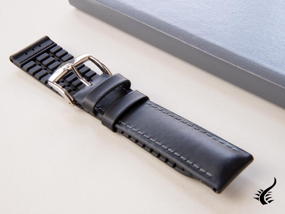 Bracelet Hirsch James Performance Collection, noir, 22 mm, 0925002050-2-22