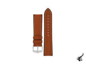 Hirsch James Performance Collection Strap, Brown, 22 mm, 0925002070-2-22