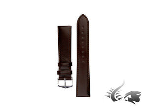 Hirsch Osiris Leather Strap, Brown, 22 mm, L (200 mm), 03475010-2-22