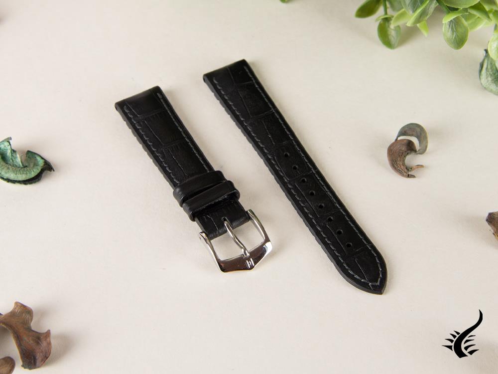 Hirsch Paul Performance Collection Strap, Black, 18 mm, 0925028050-2-18