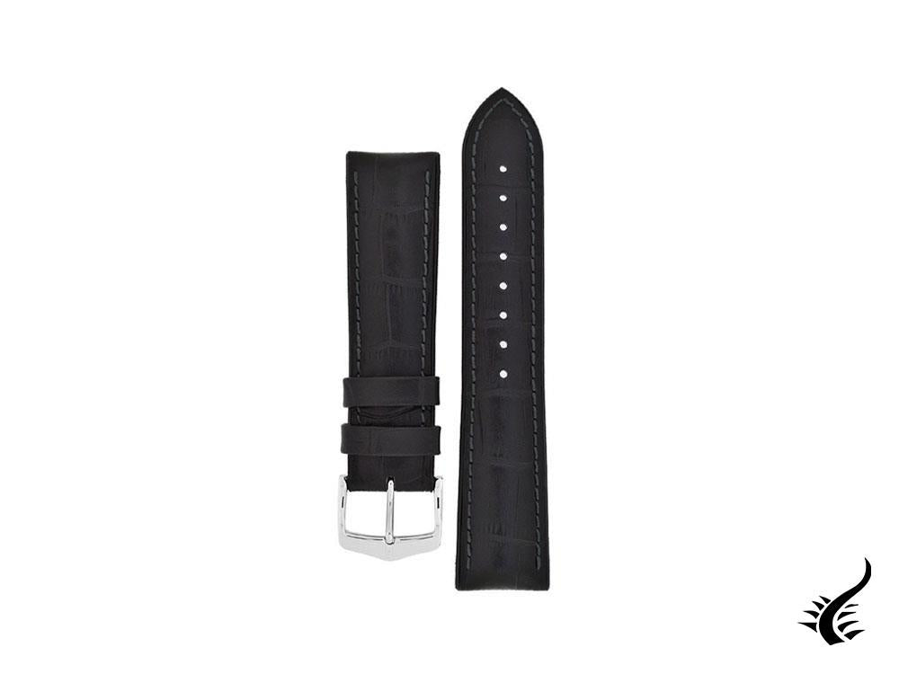 Hirsch Paul Performance Collection Strap, Black, 18 mm, 0925028050-2-18