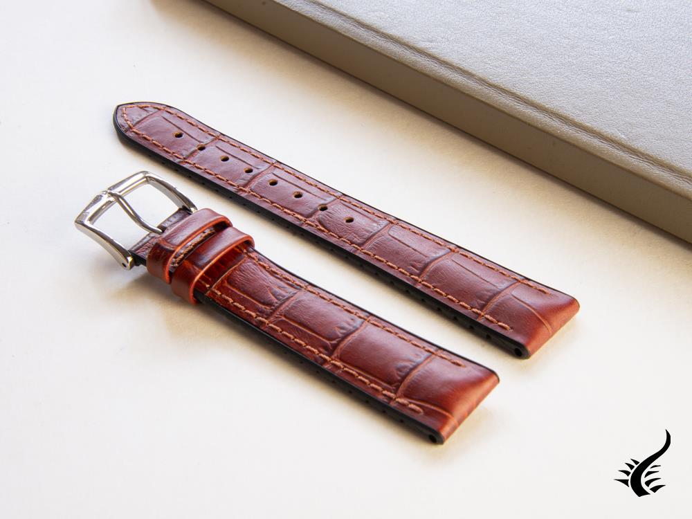 Hirsch Paul Performance Collection Strap, Golden Brown, 18 mm, 0925028070-2-18