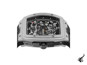 Montre automatique Ingersoll 1892 Challenger, 44,6 mm, argent, bracelet en silicone, I12301