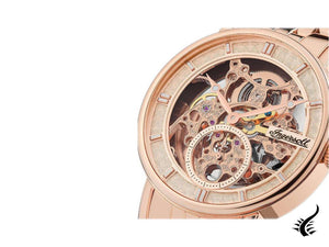 Montre automatique Ingersoll 1892 Herald, acier inoxydable, 40 mm, or rose, I00411