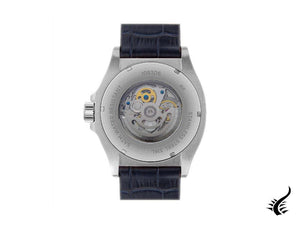 Montre automatique Ingersoll 1892 Orville, 46 mm, bleu, bracelet en cuir, I09306