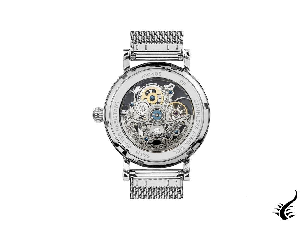 Ingersoll Herald Skeleton Automatic Watch, 40 mm, Grey, Mesh strap, I00405