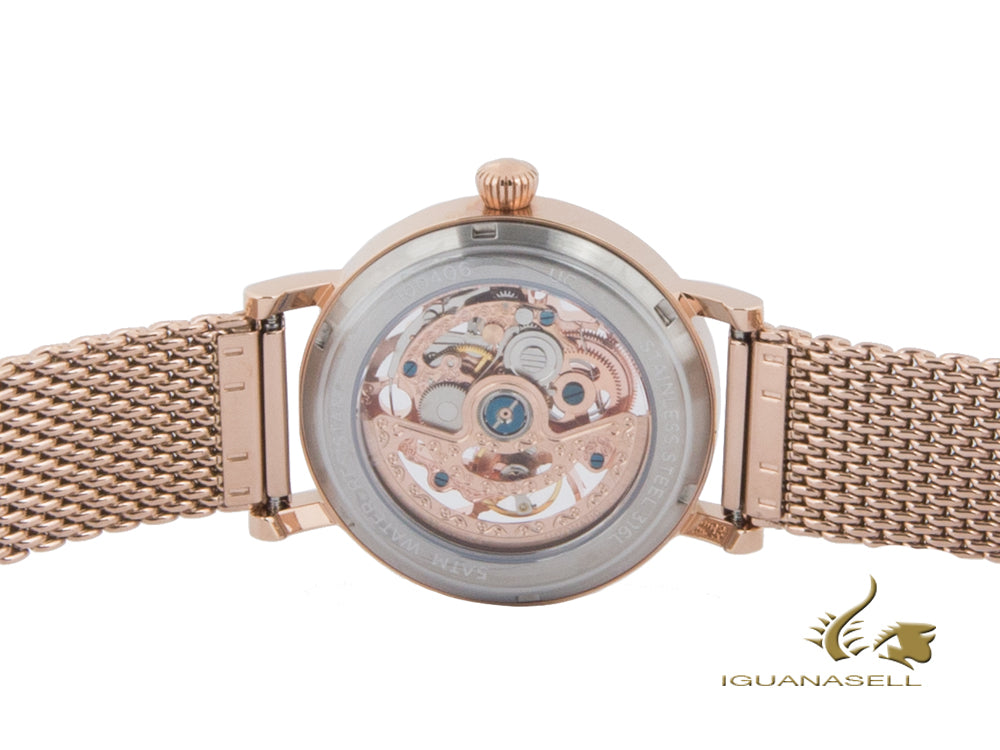 Ingersoll Herald Skeleton Automatic Watch, 40 mm, Rose gold, I00406