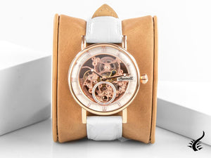 Montre automatique squelette Ingersoll Herald, PVD or rose, 40 mm, cuir, I00404