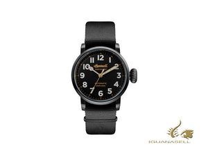 Montre automatique Ingersoll Linden Radiolite, 46 mm, noir, nylon, 10 atm I04806